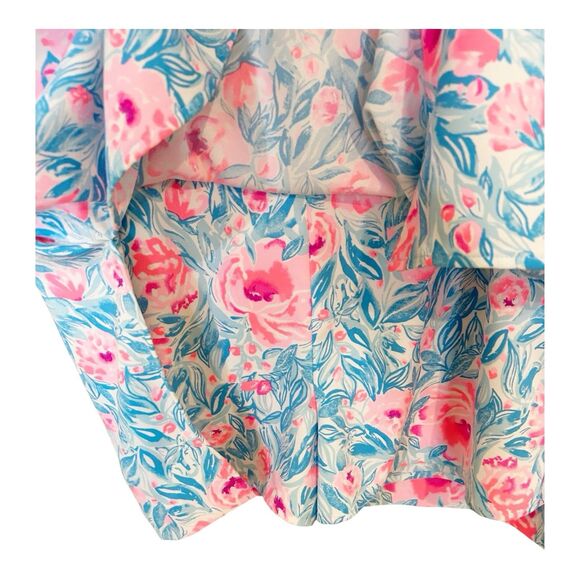 LILLY PULITZER Bente Romper Bondi Blue/My Little Peony Sz 12 - Picture 6 of 9